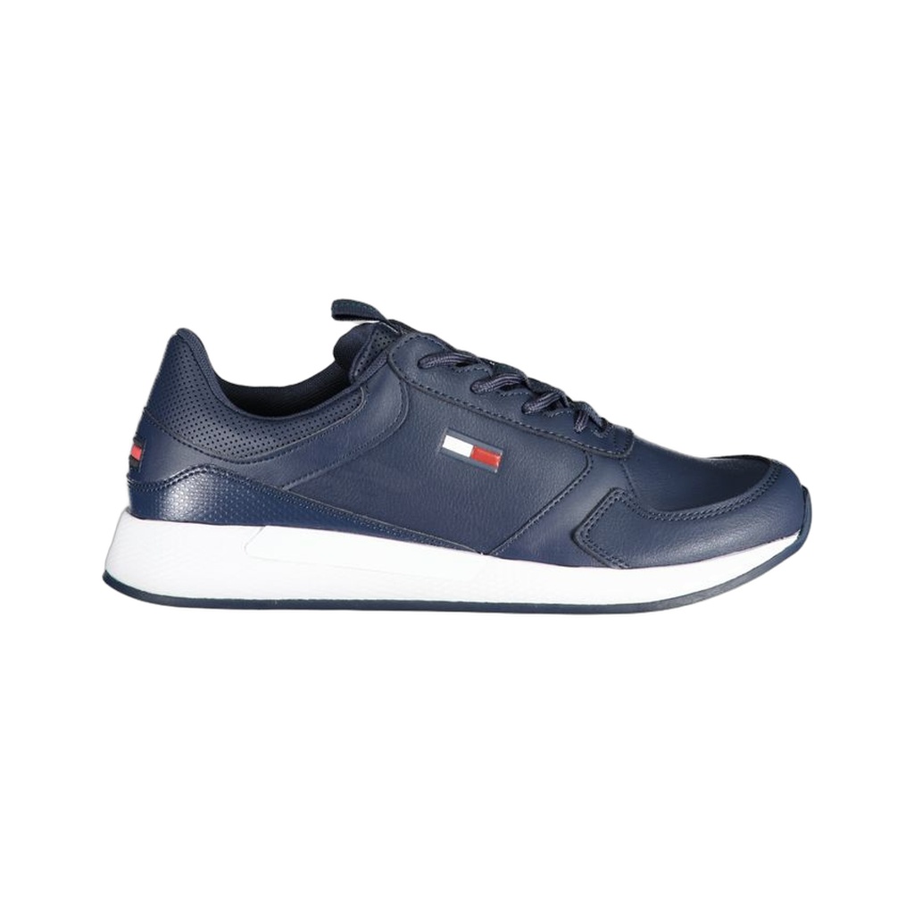Blue Polyethylene Men Sneaker