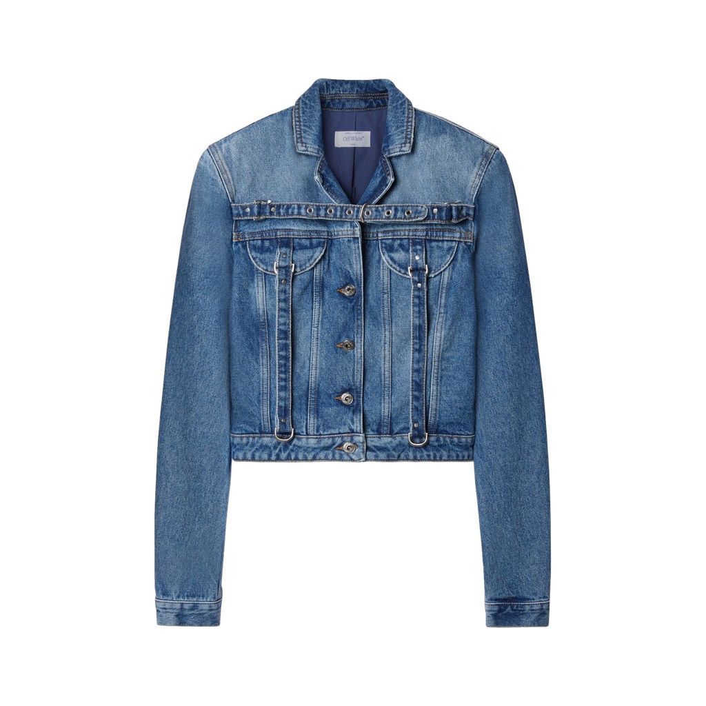 Off White Coats Blue