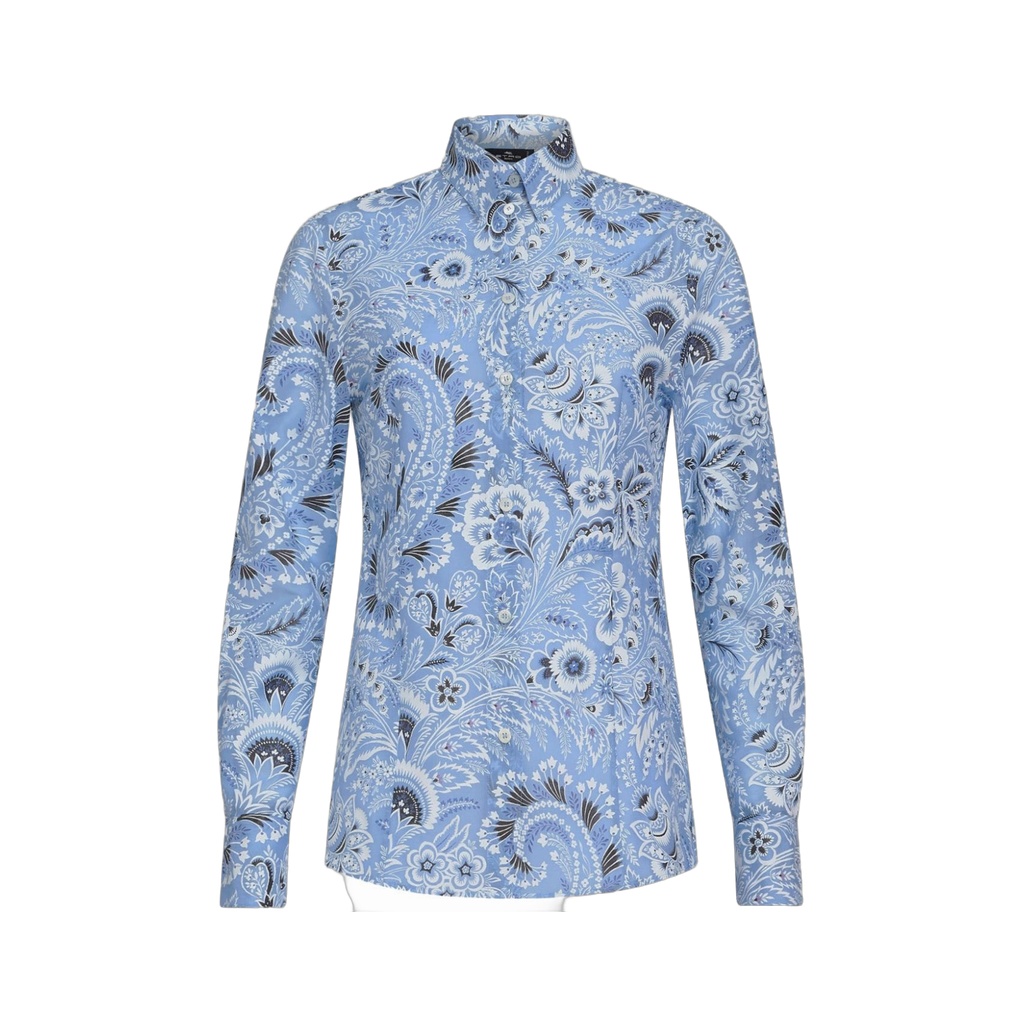 Etro Shirts Clear Blue