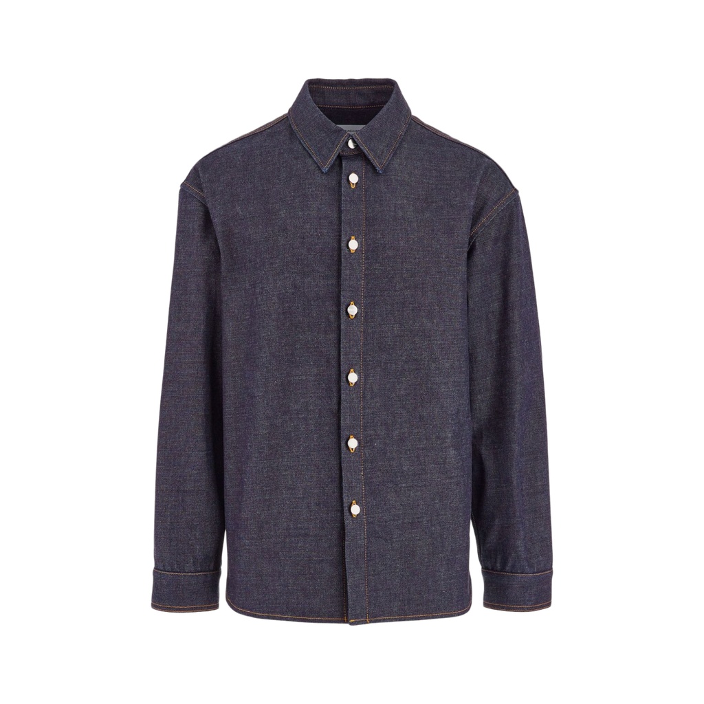 Ferragamo Shirts Blue