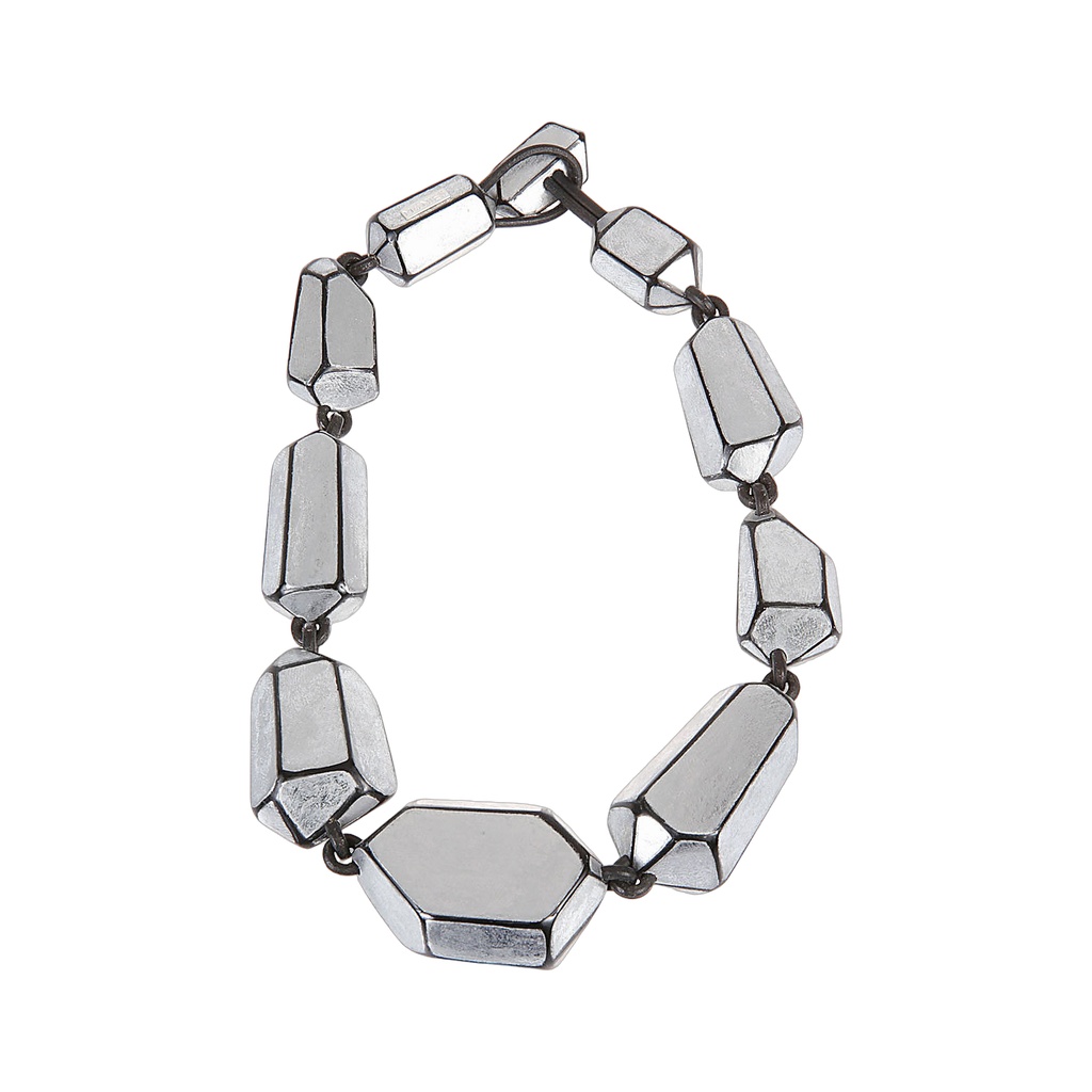 Monies Chunky Silverleaf Necklace