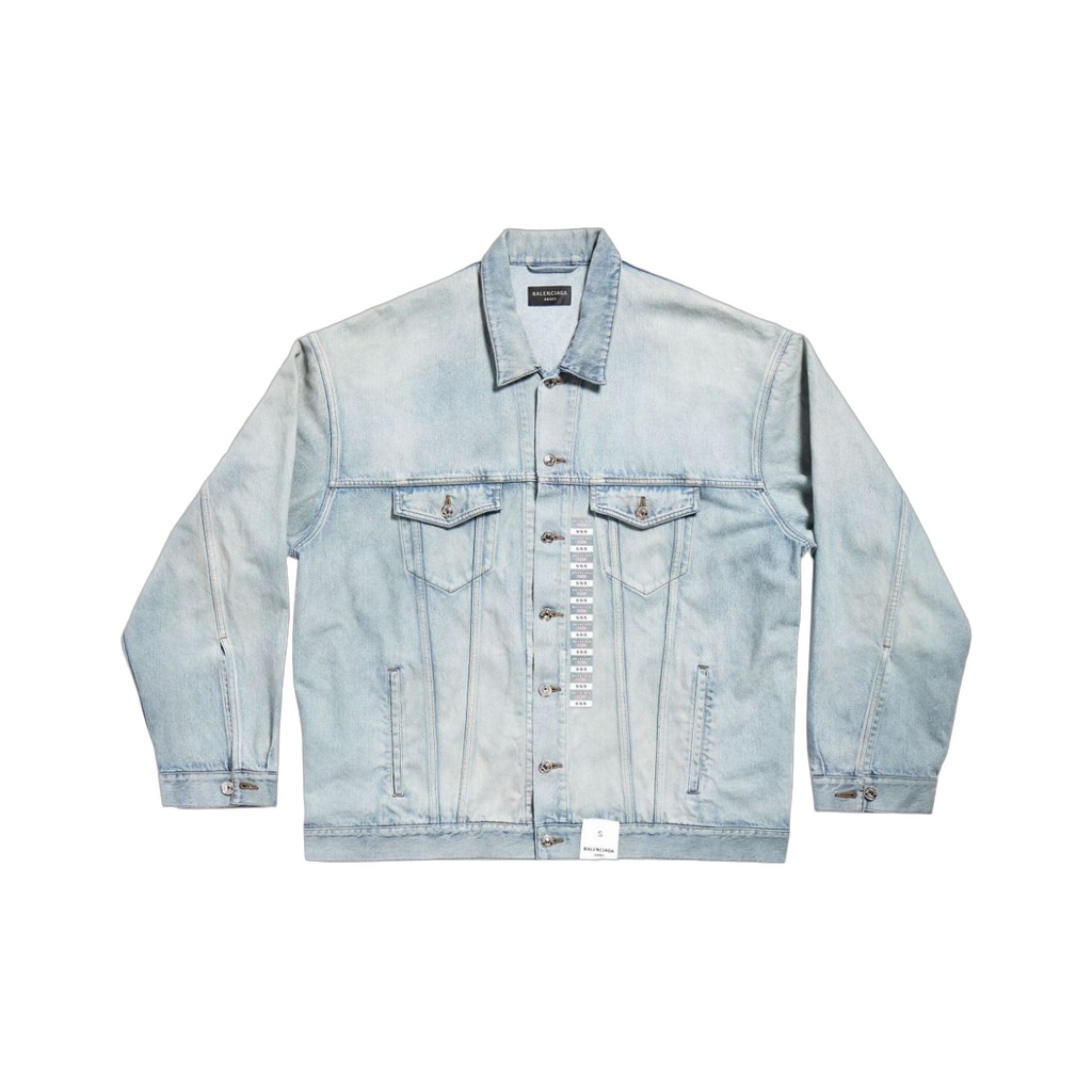 Oversized Denim Jacket In Blue