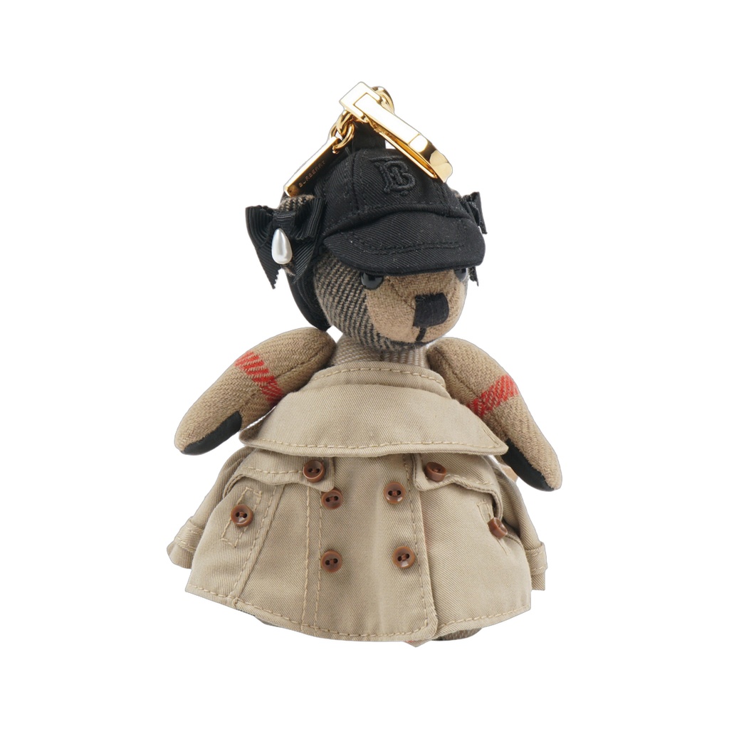 Burberry Beige Thomas Bear Trench Gown Keychain