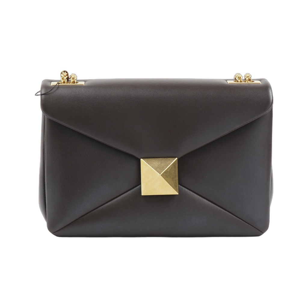 One Stud Medium Lambskin Shoulder Bag