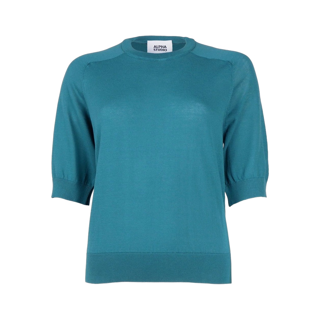 Green Cotton Sweater