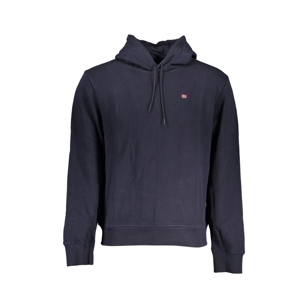 Blue Cotton Men Sweater