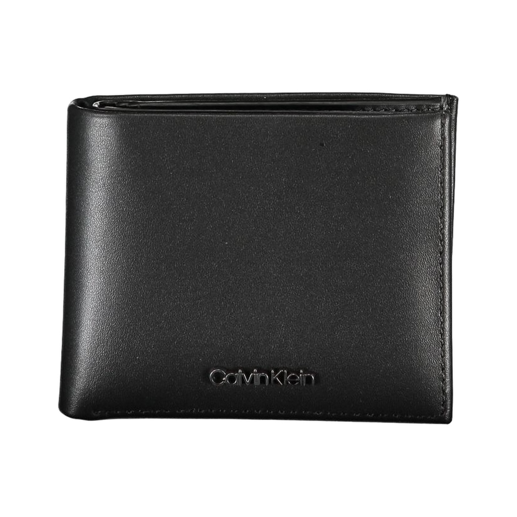 Sleek Leather Bi-Fold Wallet with RFID Block