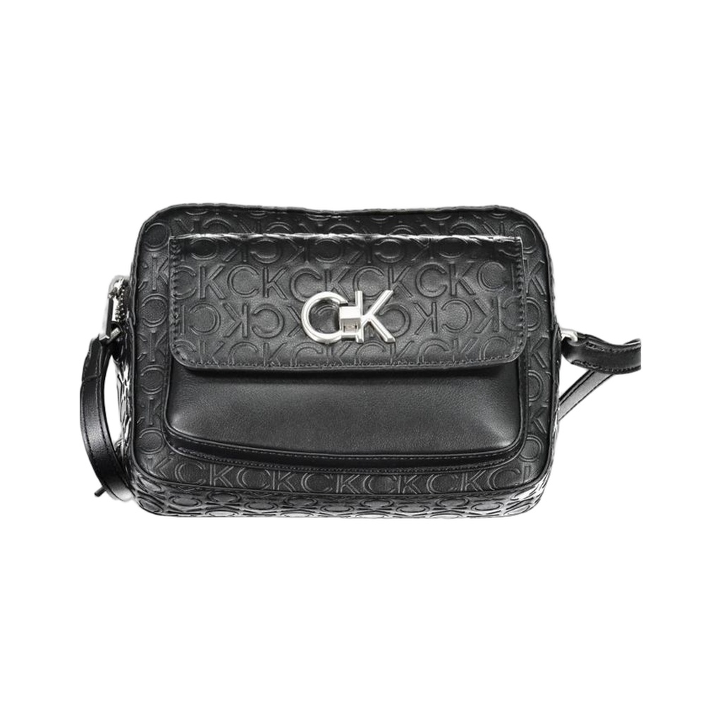 Black Polyester Handbag
