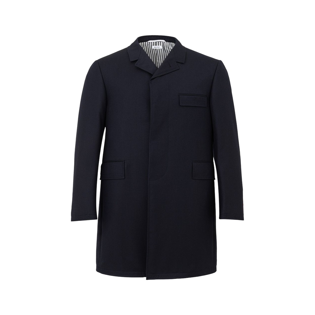 Elegant Wool Jacket in Signature Blue