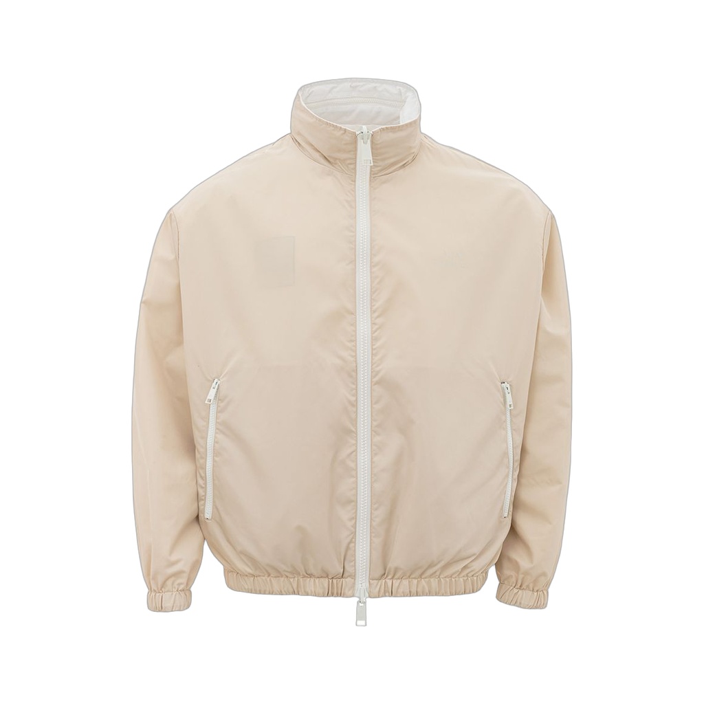 Beige Polyamide Jacket for the Modern Man