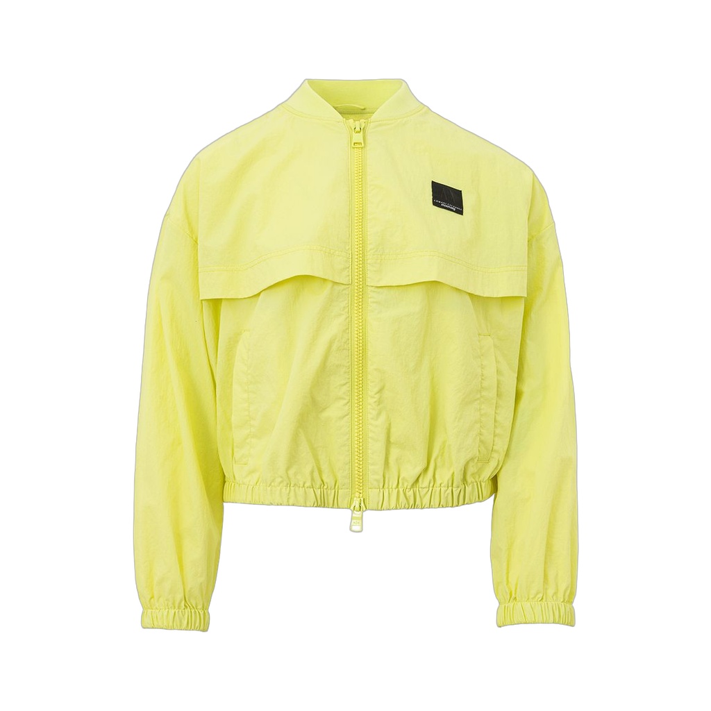 Chic Yellow Polyamide Jacket for Women