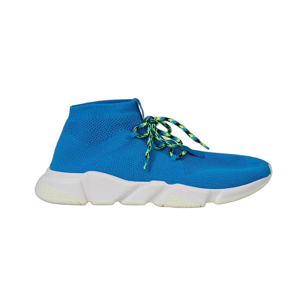 Exquisite Blue Cotton Sneakers for Men
