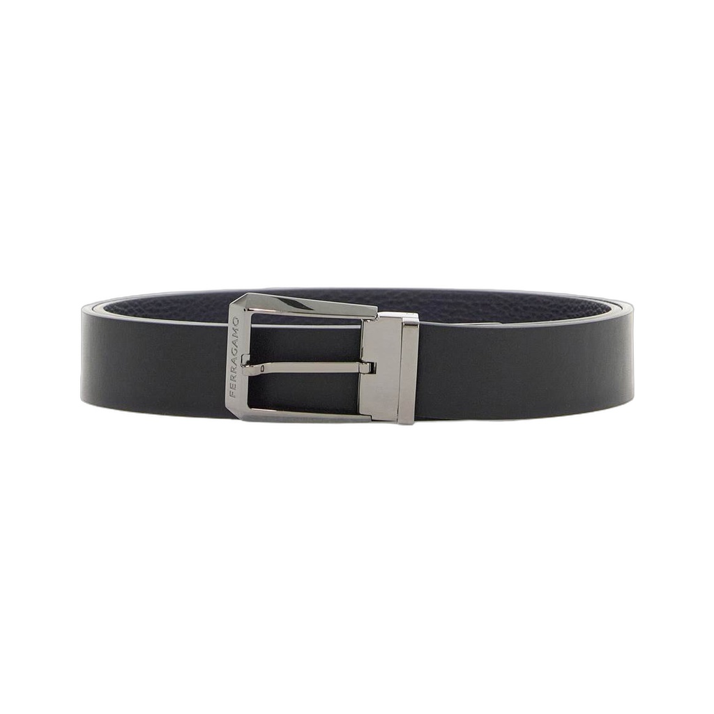 reversible belt with square buckle