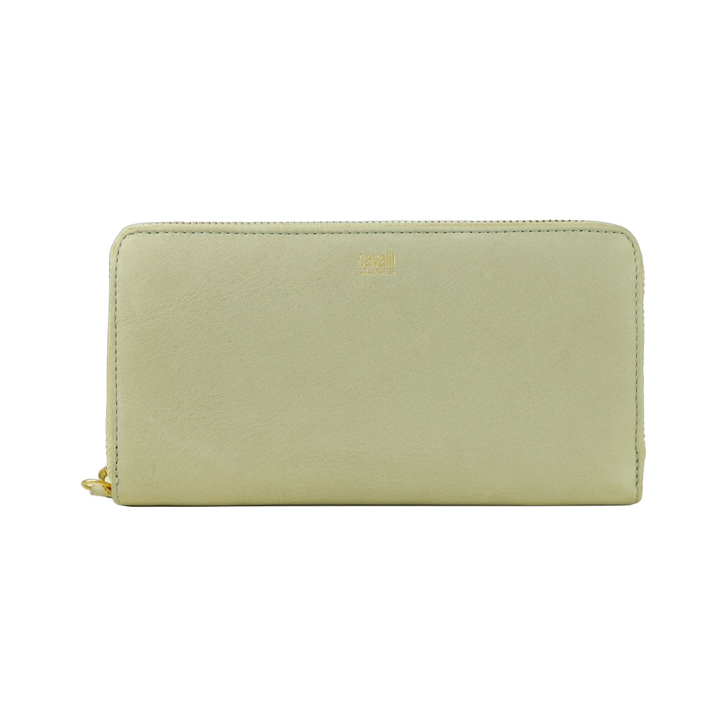 Gray Calfskin Women Wallet