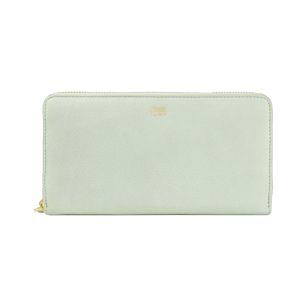 Gray Calfskin Women Wallet