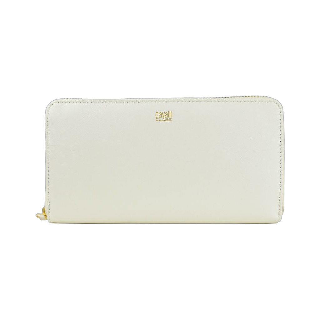 White Calfskin Women Wallet