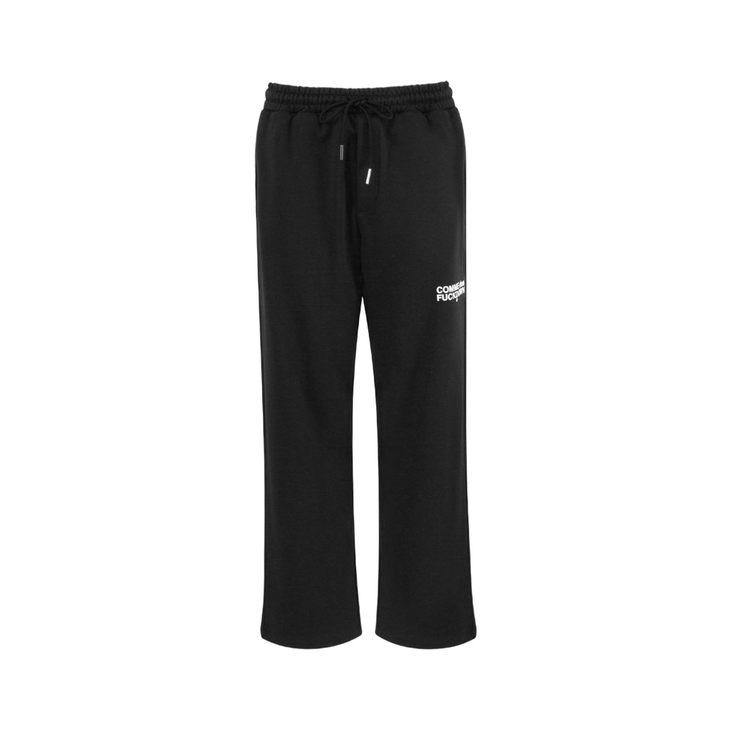 Black Cotton Men Sweatpant