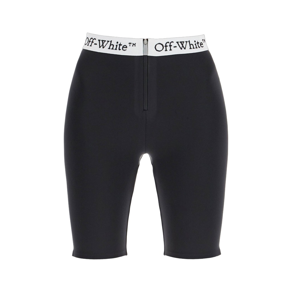 lycra logo band shorts
