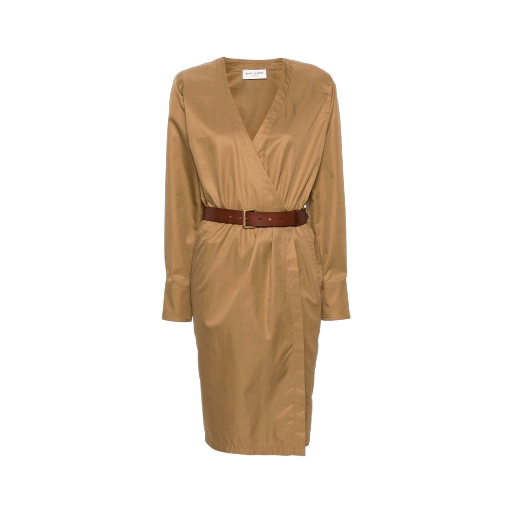 Saint Laurent  Dresses Camel