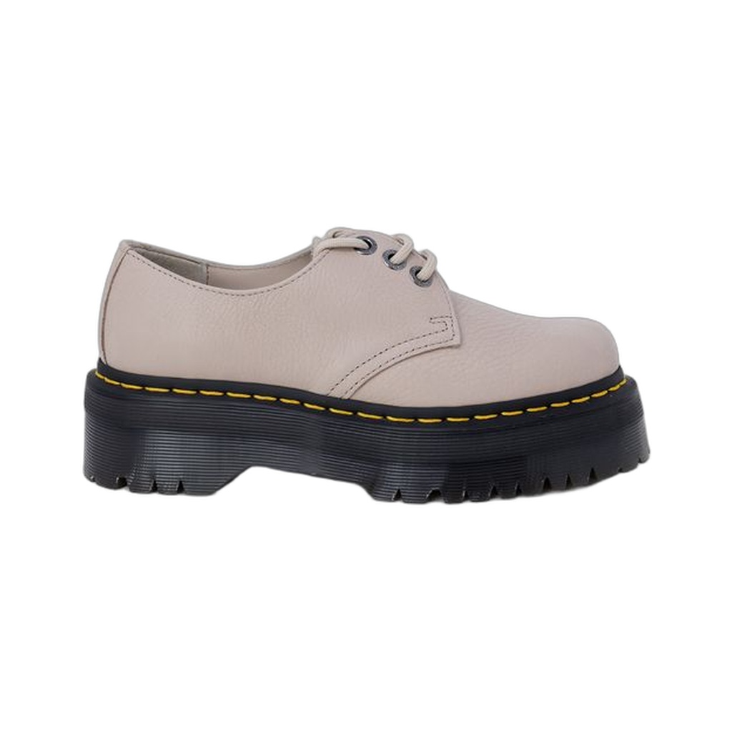 Purple Leather Lace-Up Boots