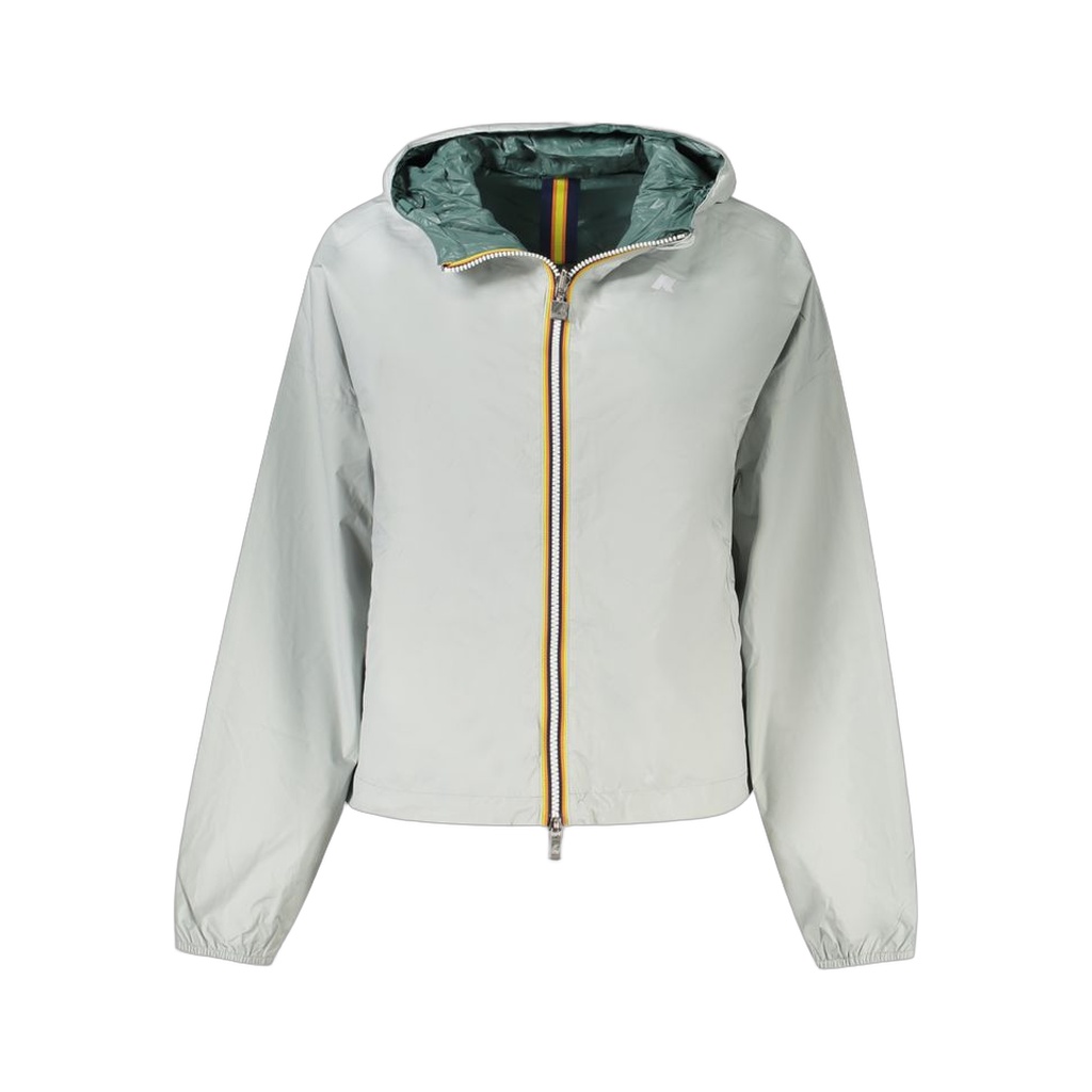 Gray Nylon Women Jacket