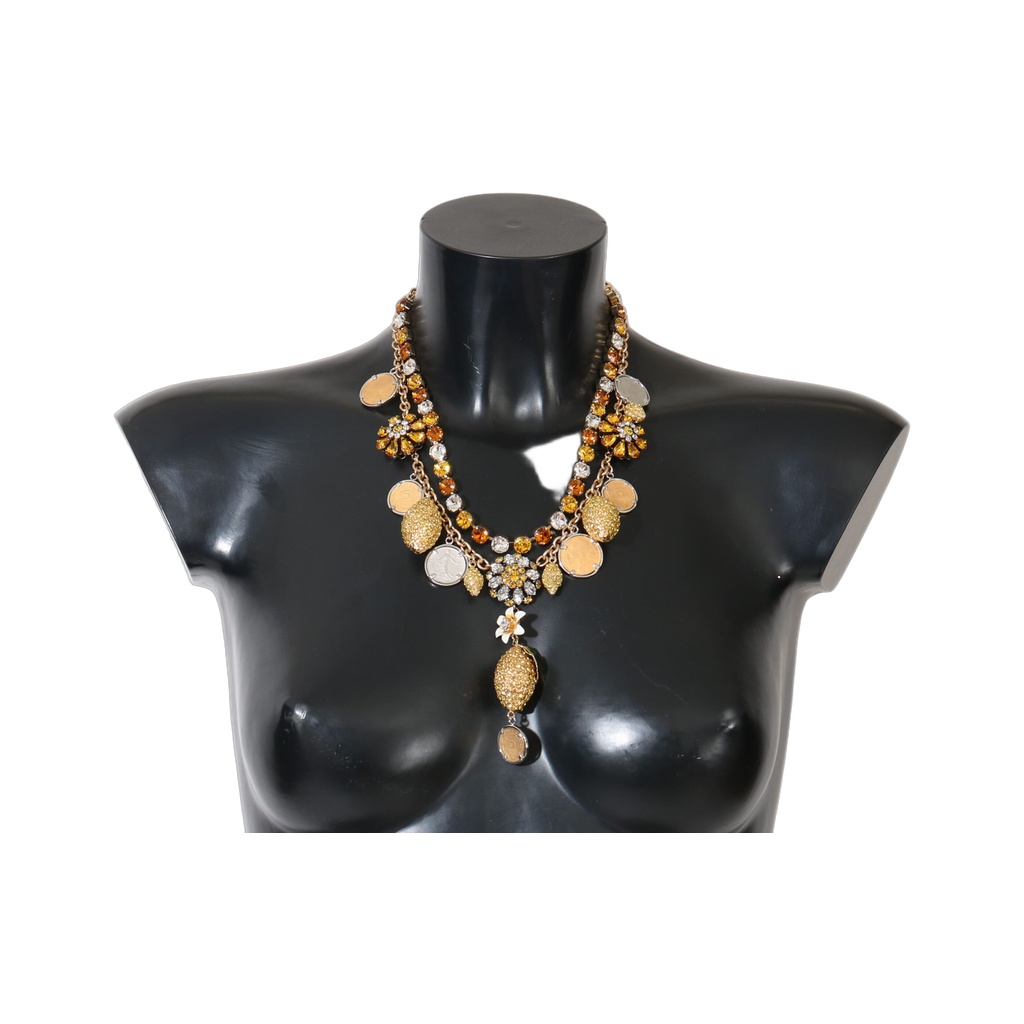 Elegant Gold-Plated Statement Necklace