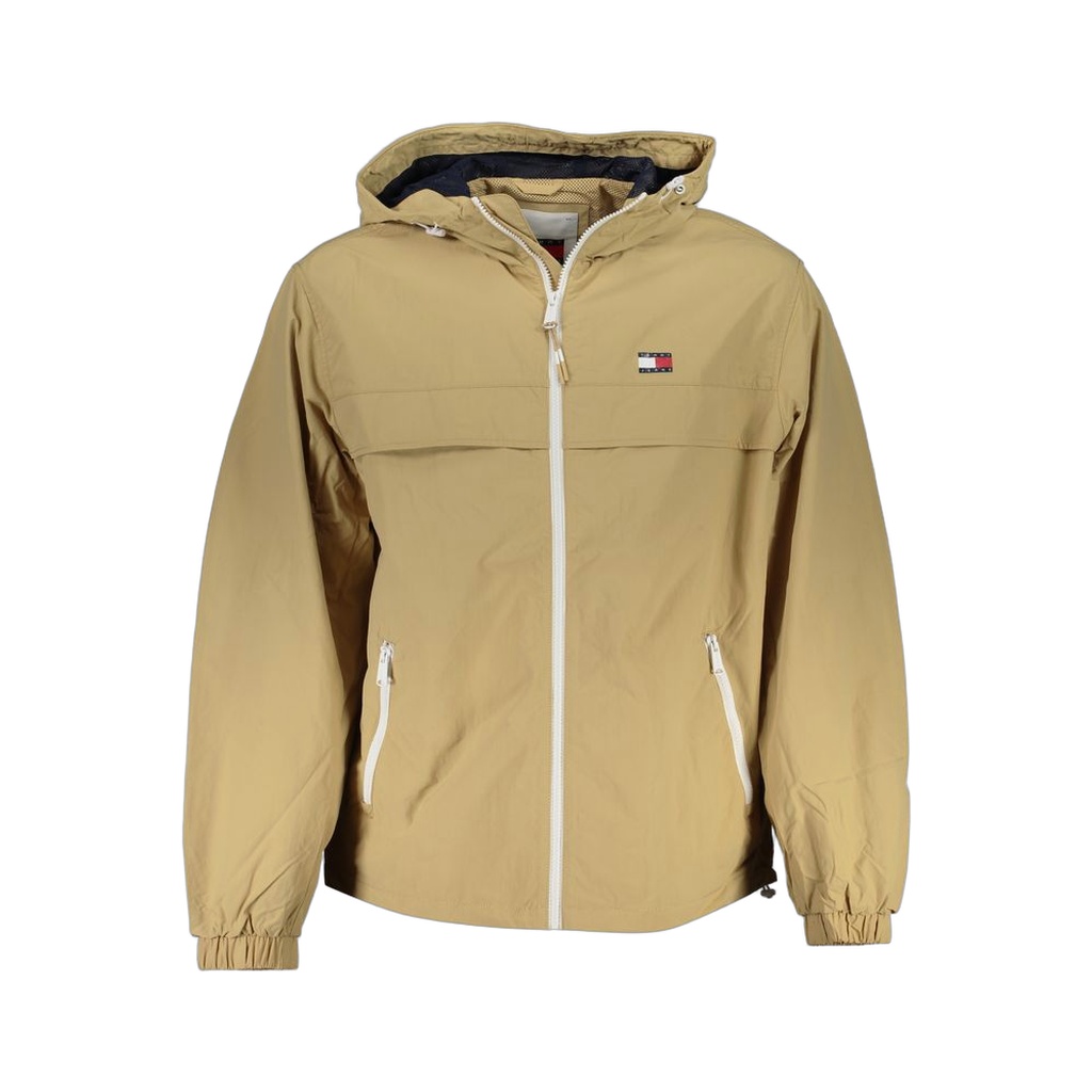 Beige Polyamide Men Jacket