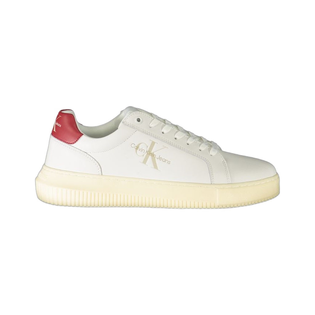 White Polyester Sneaker