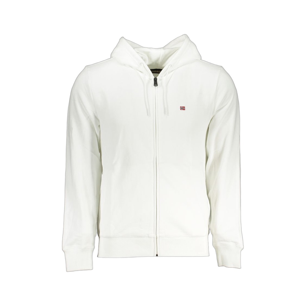 White Cotton Men Sweater