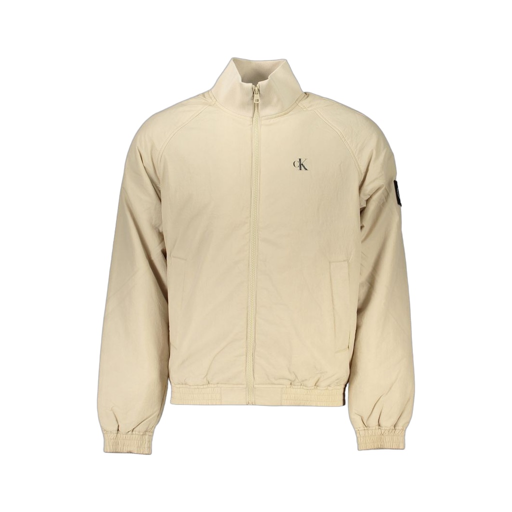 Beige Polyamide Men Jacket