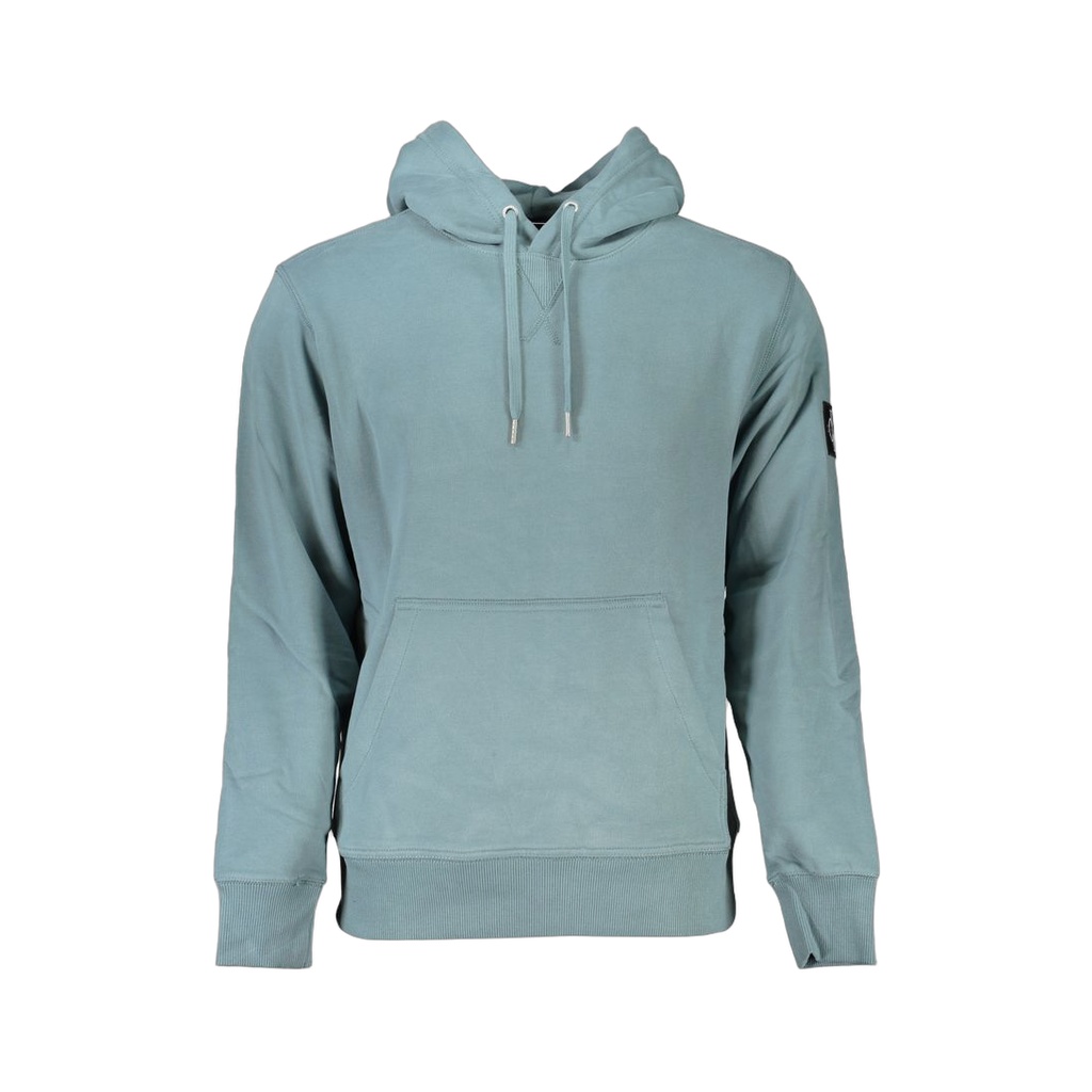 Green Cotton Men Sweater