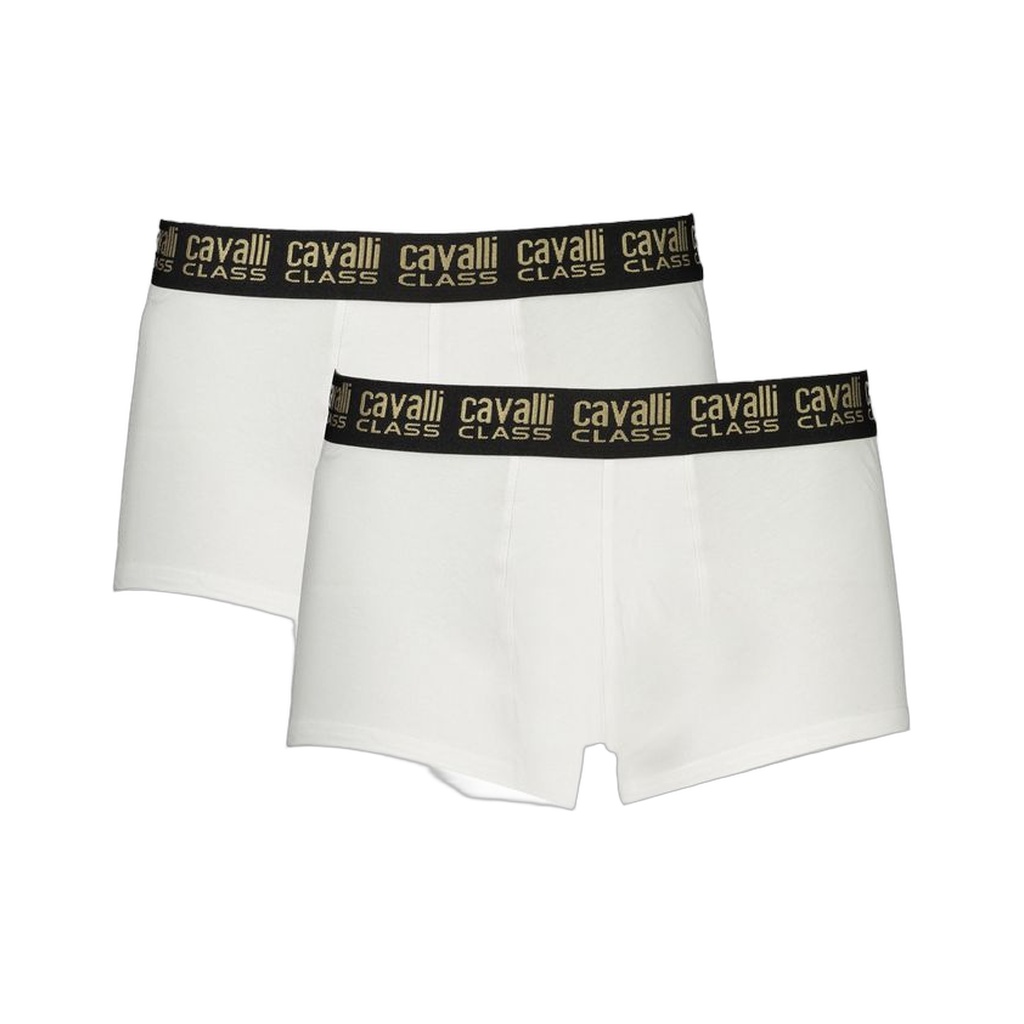 White Cotton Men Boxer Pair
