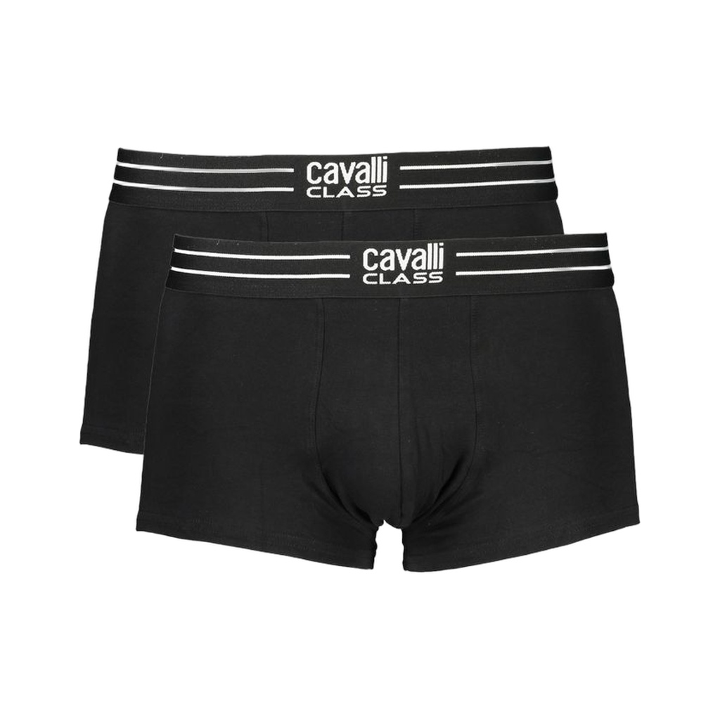 Black Cotton Men Boxer
