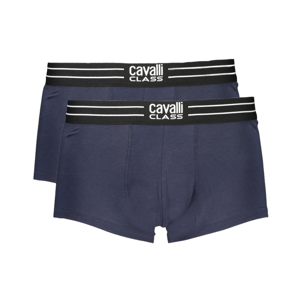 Blue Cotton Men Boxer
