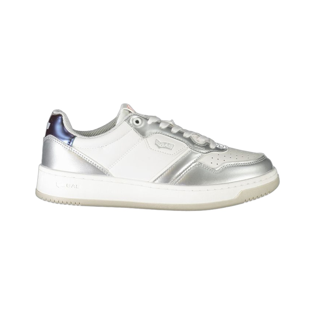 White Polyester Sneaker