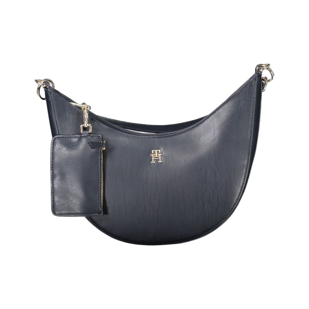Blue Polyethylene Women Handbag