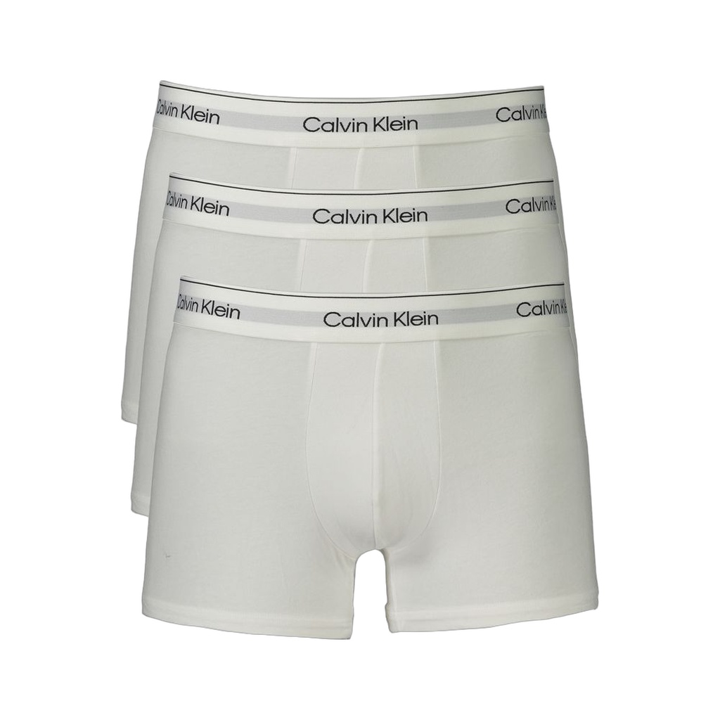 White Cotton Men Boxer