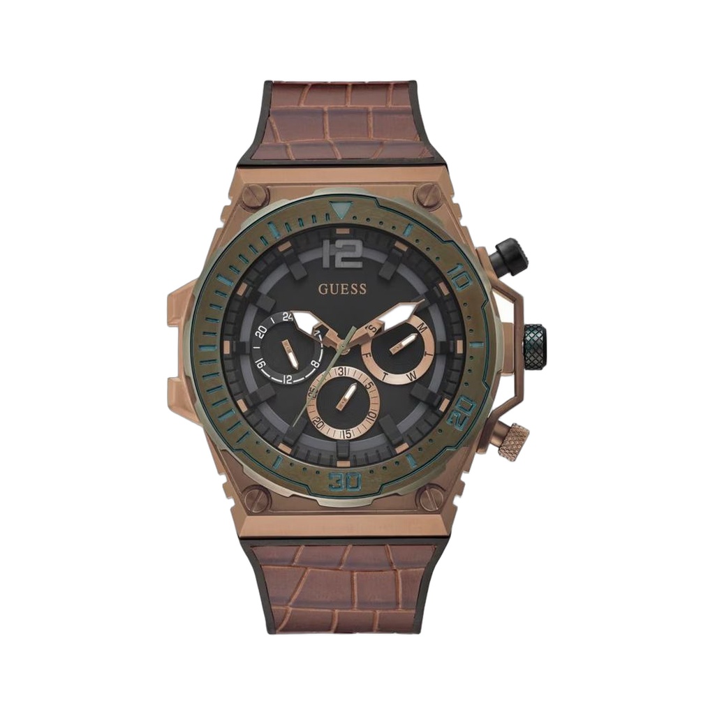 Brown Synthetic Dress Watch