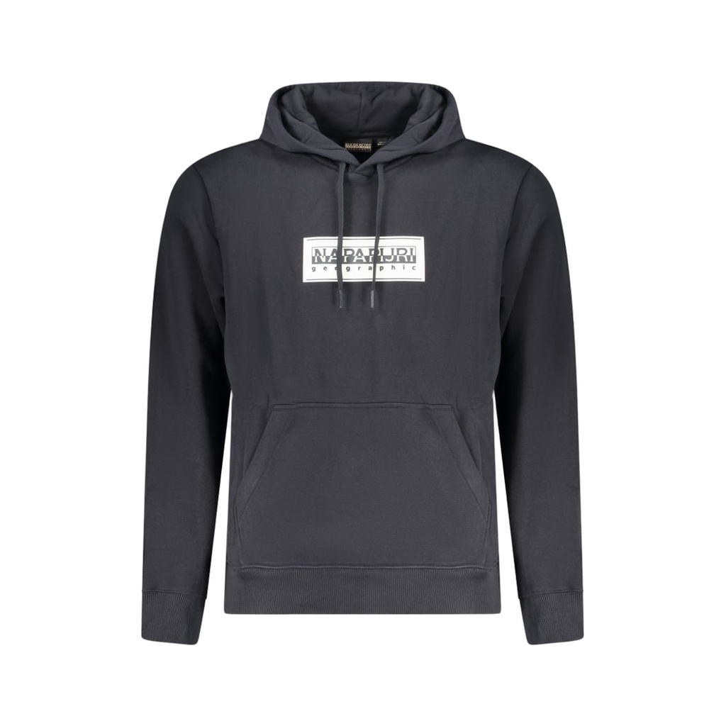 Black Cotton Men Sweater