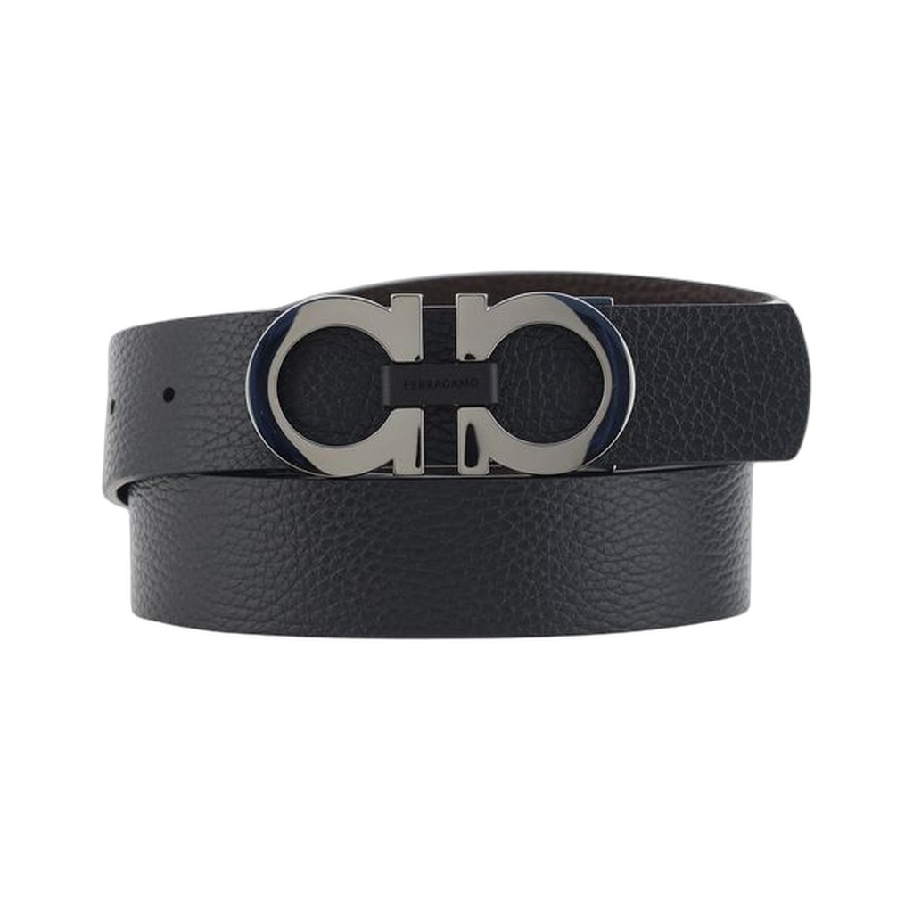 Black Calf Leather Bos Taurus Regular Belt