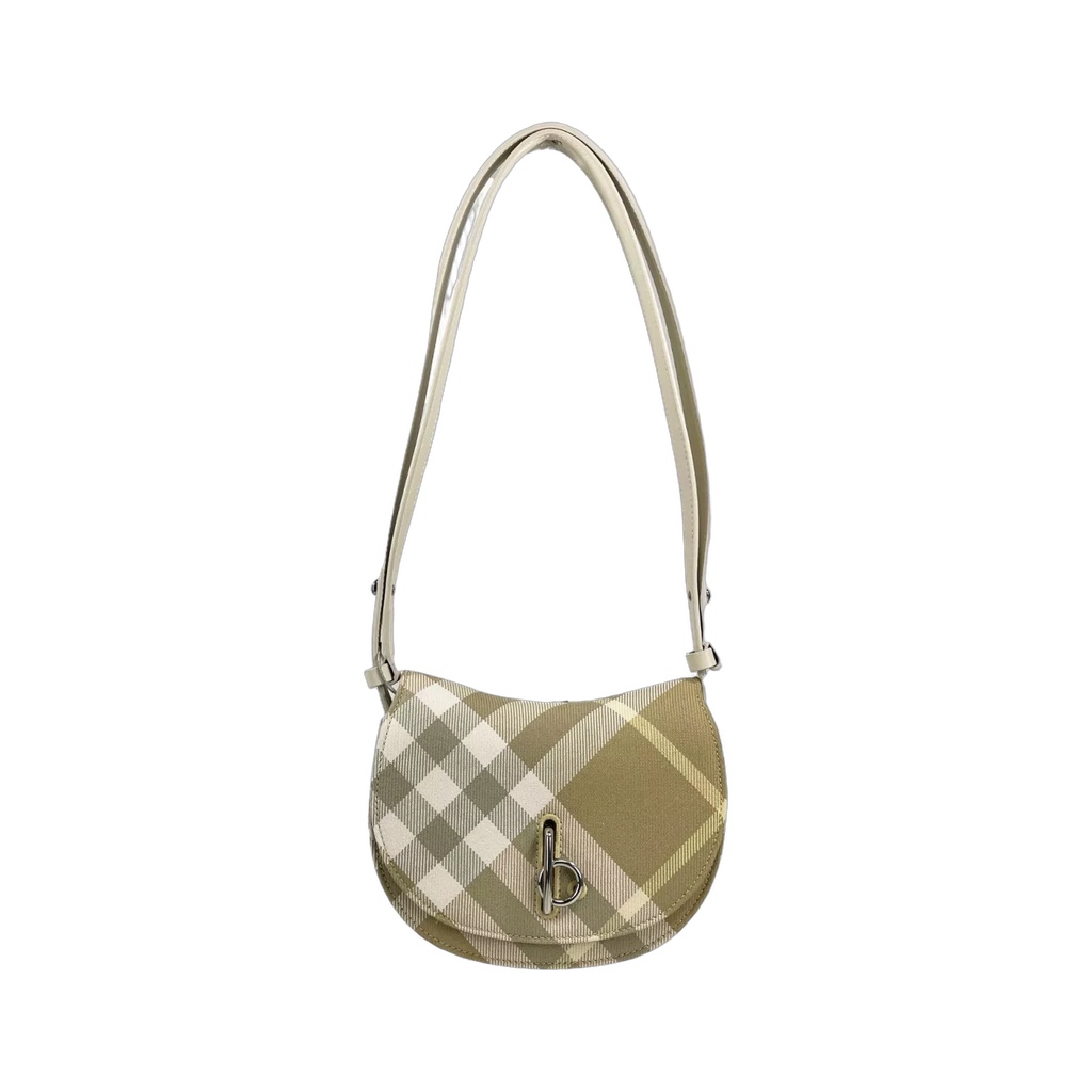 Mini Check Rocking Horse Crossbody Bag Purse