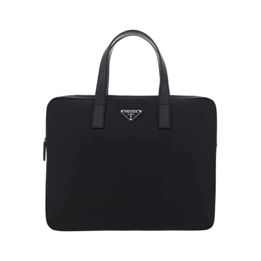 Black Polyamide Shoulder Bag