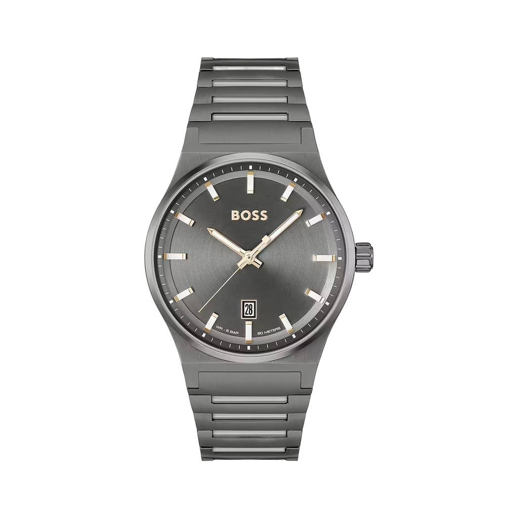 Gray Stainless Steel Watch