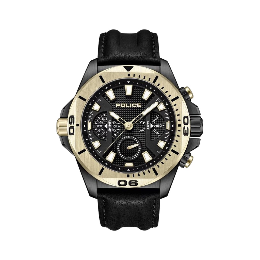 Black Artificial Leather Watch