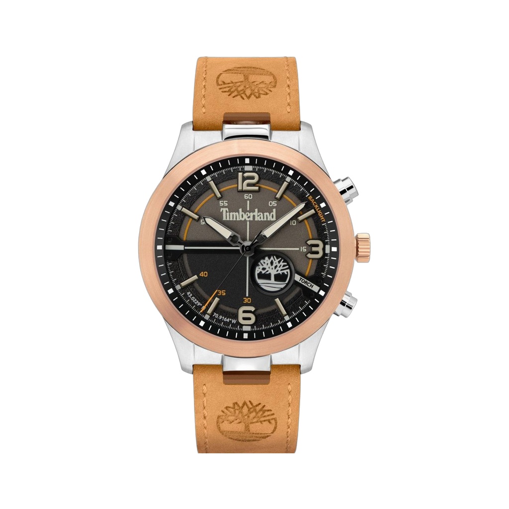 Brown Leather Dress Watch
