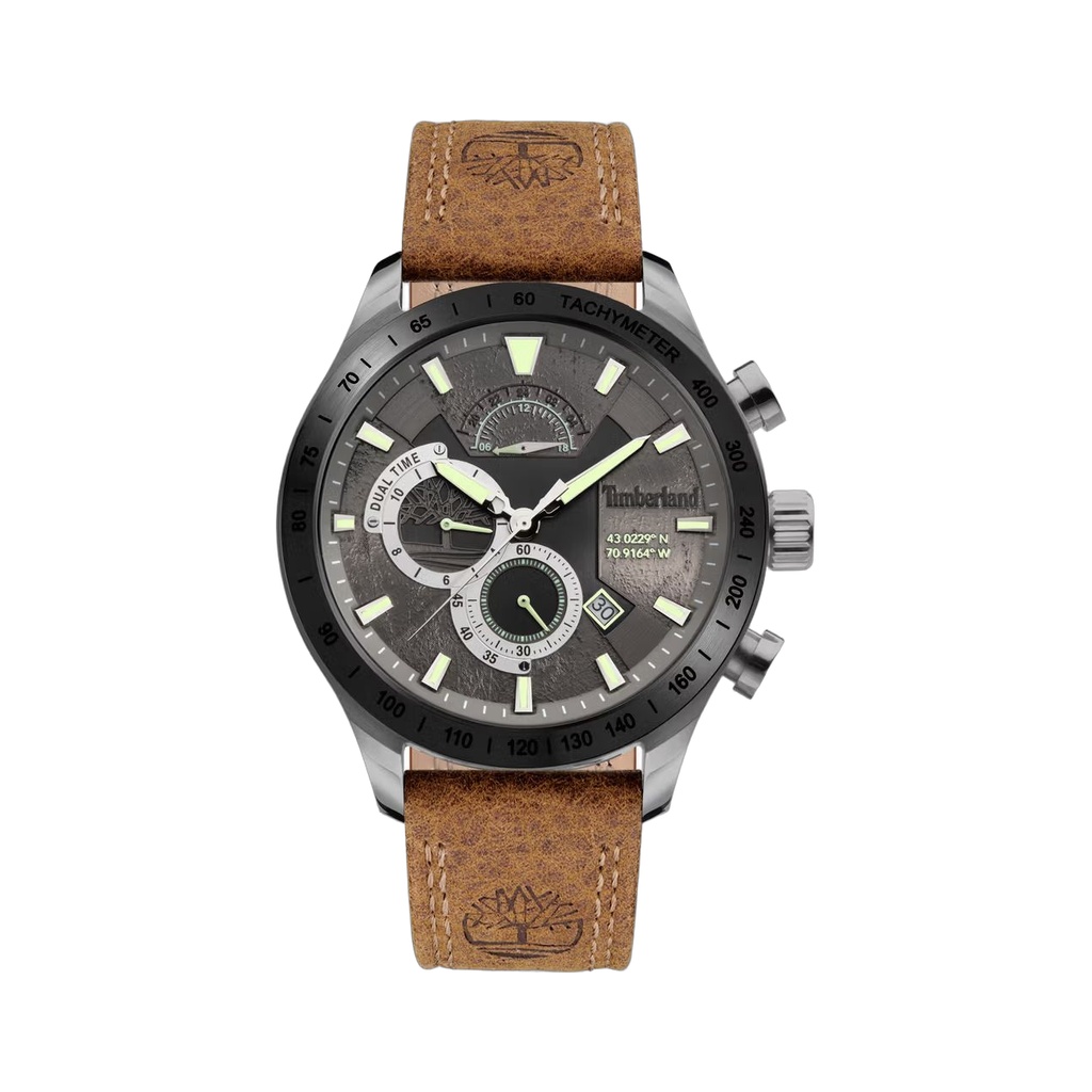 Brown Leather Dress Watch