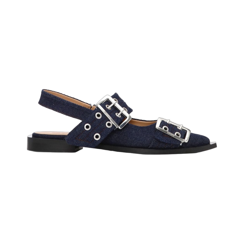 GANNI Flat shoes Blue