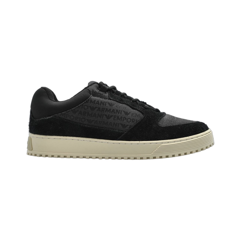 Logo Jacquard Trainers In Black