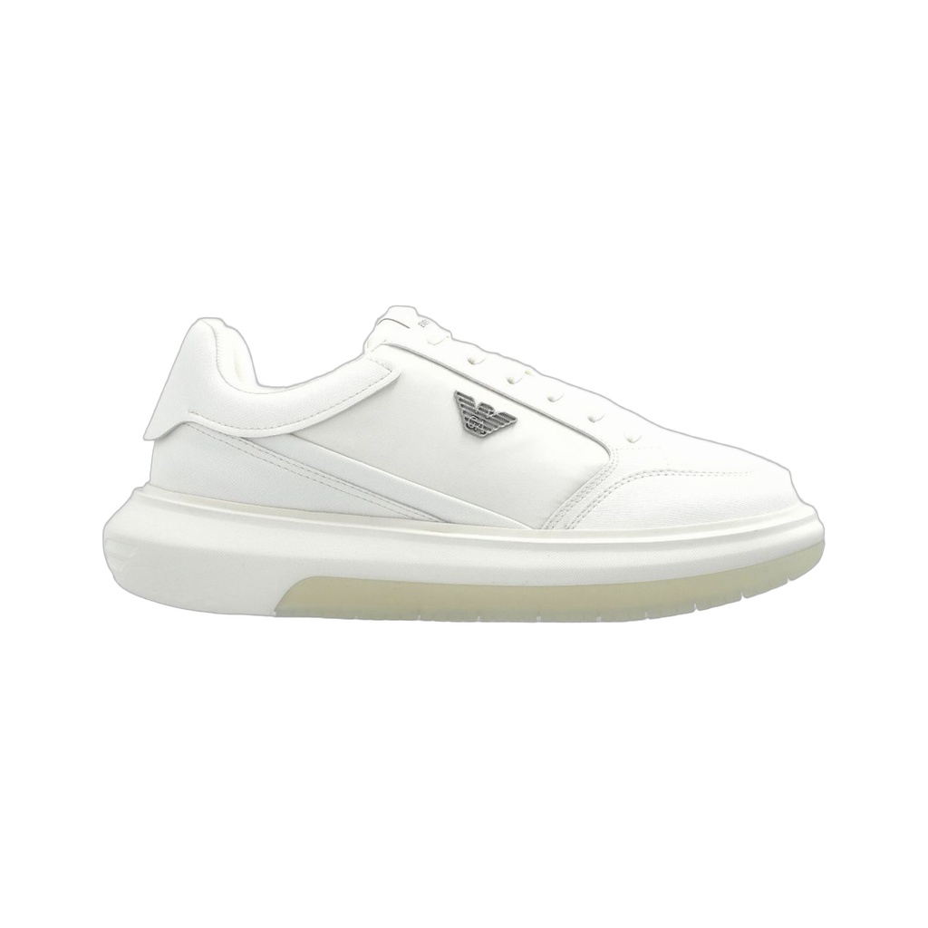 High-top Sneakers Collar Padded In White