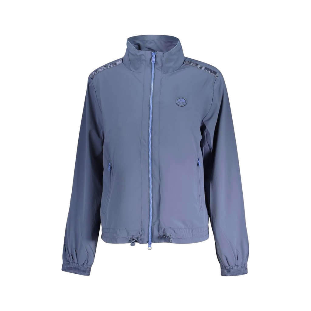 Blue Nylon Jackets & Coat